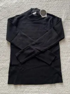 【未使用・タグ付き】グローバルワークメルティーハイネックリブプルオーバーMサイズ