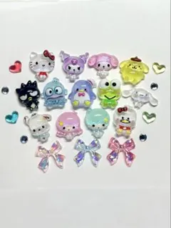 ネイルパーツ サンリオキャラクターズ キティ　クロミ　マイメロ　はぴだんぶいのサムネイル