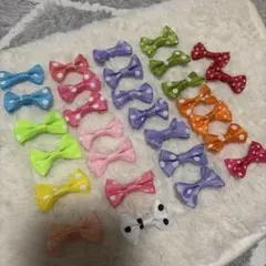 ヘアアクセサリー キッズアクセサリー リボン ハンドメイドパーツ