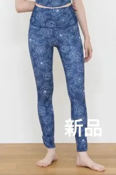 SUKALAヨガウェア レギンスセット ブルーSサイズ SUKALA】カップ付きTシャツ＆レギンスセットアップ(Sサイズ アイボリー
