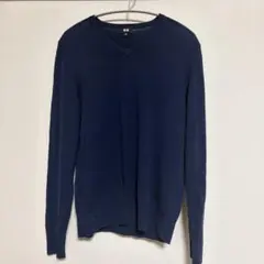UNIQLO Vネックセーター ネイビー