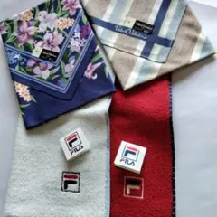 フィラタオルハンカチ２枚　２枚