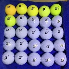 ゴルフボール　ロストボール　25個　ブリヂストンのサムネイル