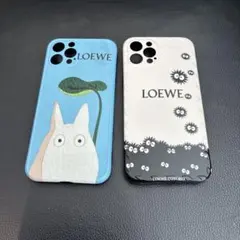 LOEWE iPhoneケース コラボ2点セット トトロ マックロクロスケ