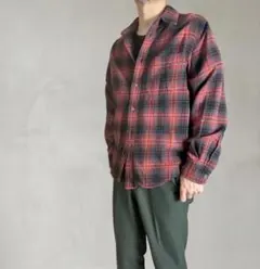 wool rich ウールリッチ オンブレ　シャドーチェック フランネルシャツのサムネイル