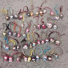 Hello Kitty 　ご当地ストラップ　45点セット