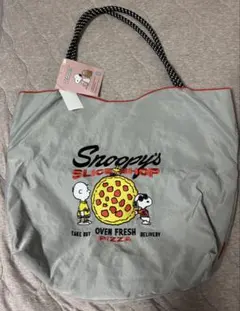 新品タグ付き スヌーピー 刺繍トートバッグ