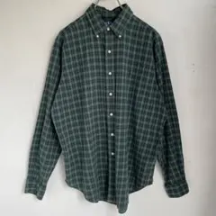 ラルフローレン ボタンダウンシャツ チェック ヴィンテージ 古着 アメカジ US