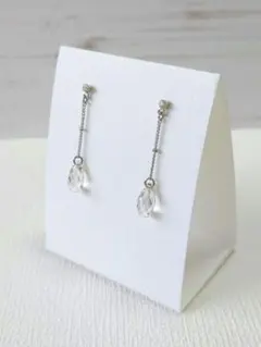 スワロフスキー/チェーンピアス（No.77)