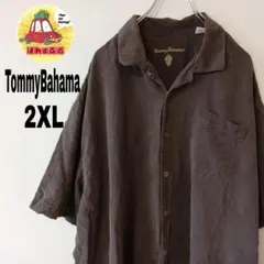 usa古着 Margaritaville 半袖開襟 シルクシャツ 2XL 総柄 - メルカリ
