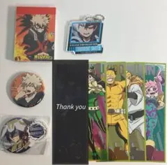 僕のヒーローアカデミア爆豪勝己缶バッジ メモ帳轟焦凍キーホルダーロングステッカー