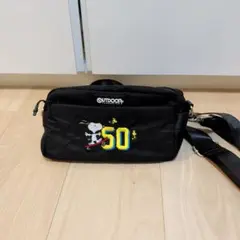 OUTDOOR Snoopy ショルダーバッグ ブラックのサムネイル