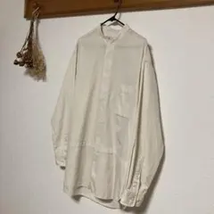 UNIQLO +J スーピマコットンオーバーサイズシャツ スタンドカラー L