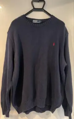 ポロ ラルフローレン クルーネックセーター ネイビー XXL