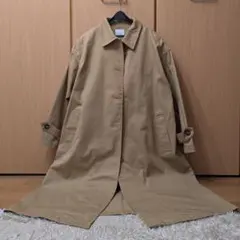 美品　feepur / フェピュール　ステンカラー　ロングコート　ベージュ系