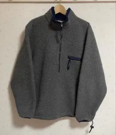 90s L.L.Bean ハーフジップフリース ドローコード付