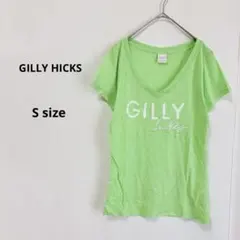 GILLY HICKS ギリーヒックス　Ｖネックカットソー　S 半袖　ロゴのサムネイル