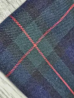 SALE✨【1点のみ】幅広♡ウール調 タータンチェック グリーン T/R