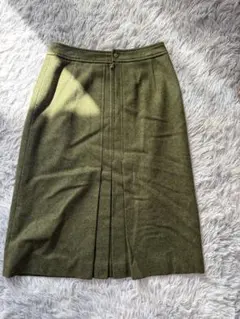 【美品】micmac オリーブグリーン タイトスカート