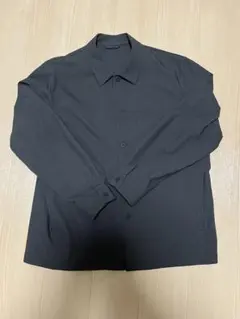 UNIQLO 感動シャツジャケットウールライク　グレーXL