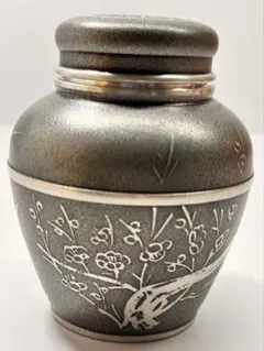 錫 茶筒 薩摩 さつま 朝日堂 金属工芸品 鹿児島 茶道具 A080030 錫 茶筒 薩摩 さつま 朝日堂 金属工芸品 鹿児島 茶道具 A080030 - メルカリ