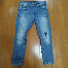 ZARA MAN スキニーデニム USA 32 ダメージ加工　ロンハーマン