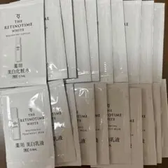 THE RETINOTIME WHITE 薬用美白化粧水 乳液 サンプルセットのサムネイル