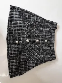 ツイードフレアミニスカート　Sサイズ