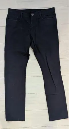 BEAMS HEART ネイビー　 ストレッチチノパン