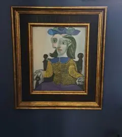 ピエロ 油絵 額縁 戸田栄介 兜屋画廊 ヴィンテージ - メルカリ