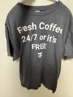 セブンイレブン 企業 Tシャツ コーヒー グレー port&company
