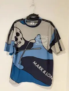 MARK&LONA マークアンドロナ モックネック カモフラ 半袖シャツ 50