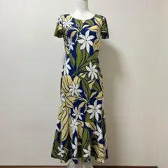 ハワイ製　トゥーパームス　花柄　ロングワンピース　ムームー　春　夏のサムネイル