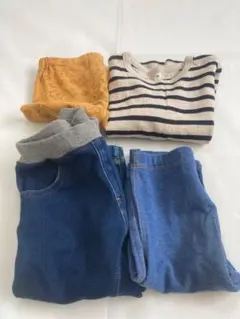 男の子服　まとめ売り　4点セット　入園準備　良品　80サイズ〜　ユニクロ　無印