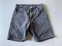 USA製 90s リーバイス 505 先染め ブラック デニム ハーフパンツ