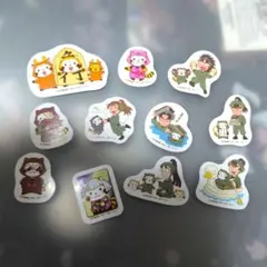 忍たま乱太郎とラスカル　ステッカーシール　おすそわけセット