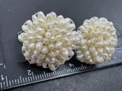 M5099 淡水真珠　イヤリング　ヴィンテージ アクセサリー