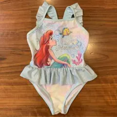 next 水着 アリエル ディズニー プリンセス ネクスト 水色 ラメ フリル