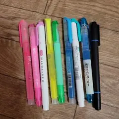 蛍光ペン 9本セット　まとめ売り