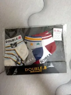 DOUBLE.B キッズ靴下 3足セット 11~13cm