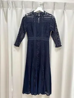 LAGUNAMOON LADY MIX ラグナムーン フレアードレス ネイビーS