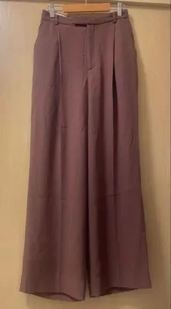 6(ROKUロク)GEORGETTE スラックス　パンツ　　ハイウエスト　36