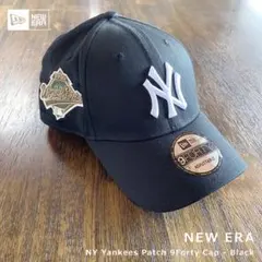 【サイズ調整可】New Era★NY Patch 9Forty Cap ブラック