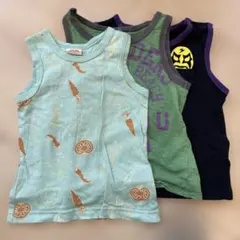 100cm　夏　タンクトップ　男の子　3枚セット