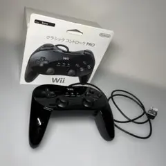 Nintendo Wii クラシックコントローラPRO 黒　箱付き
