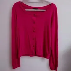 INGNI ピンク カーディガン M