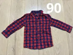 トミーヒルフィガー　長袖シャツ　90センチ