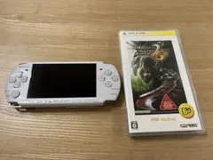 【ジャンク】SONY PSP-3000 ホワイト＋UMDディスク1枚