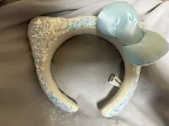 即日発送 usj ユニバ　カチューシャ　キティ　スパンコール