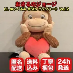 おさるのジョージ LLぬいぐるみ 85th ビッグハートVol.2